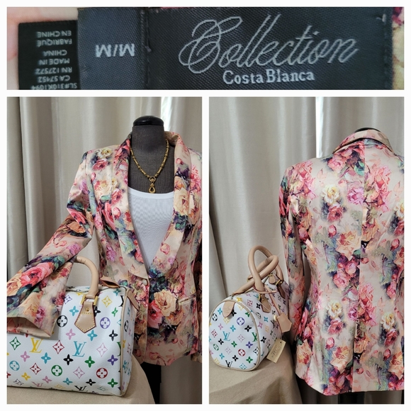 Costa Blanca Jackets & Blazers - Floral blazer  /M